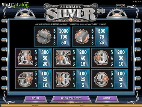 Play Sterling Silver 3d Slot