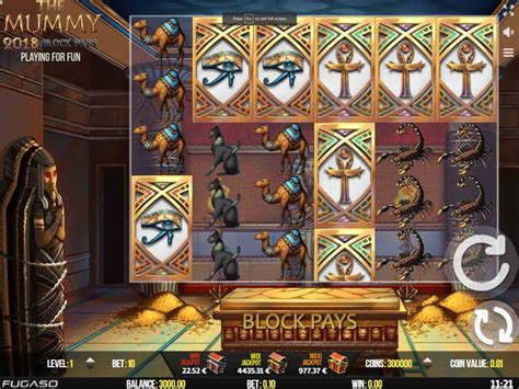 Play The Mummy 2018 Block Pays Slot