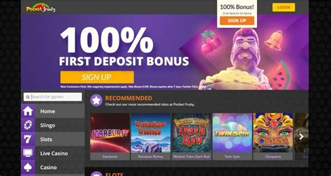 Pocket Fruity Casino Bonus