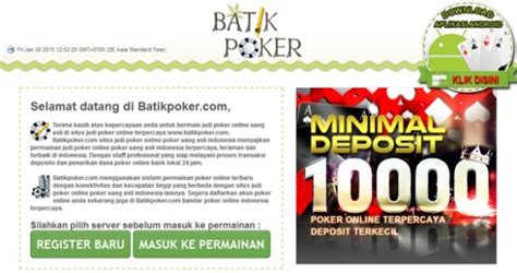 Poker Batik Online
