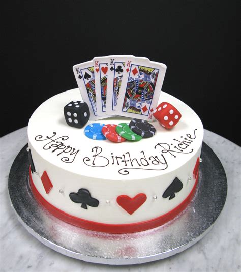 Poker Cake Design