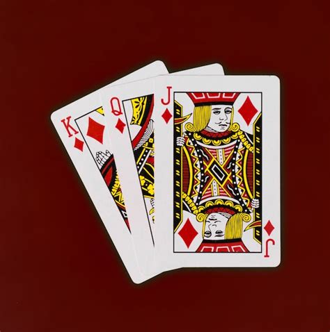 Poker Em Linha Reta Jack Rainha Rei As Duas