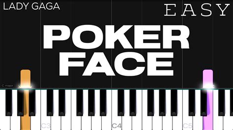 Poker Face Piano Tutorial Facil