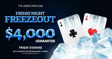 Poker Freezeout Regras