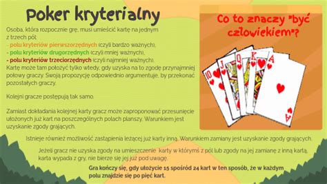 Poker Kryterialny Scenariusz