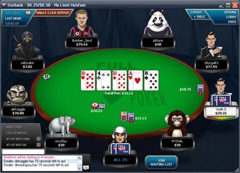 Poker Online Full Tilt Encerrar