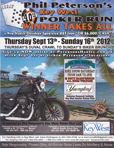 Poker Run Fim De Semana Key West