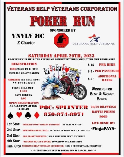 Poker Run Fort Walton Beach Fl 2024