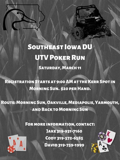 Poker Run Iowa City