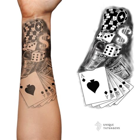 Pokerkarten Tatuagem Bedeutung