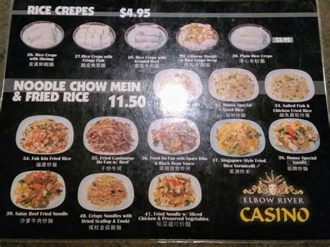 Pouco A Seis Casino Menu