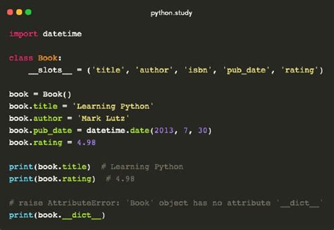 Python Json __Slots__