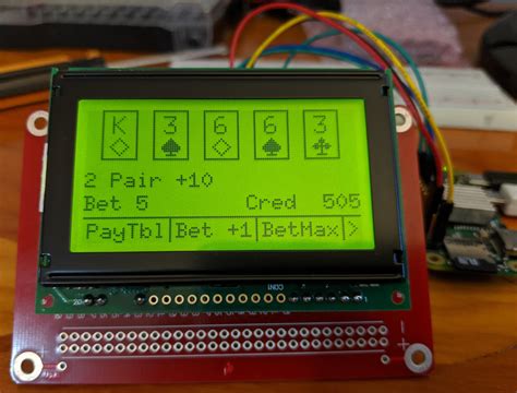 Raspberry Pi Maquina De Poker