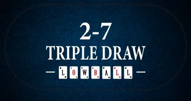 Regle Poker 2 7 Triple Draw