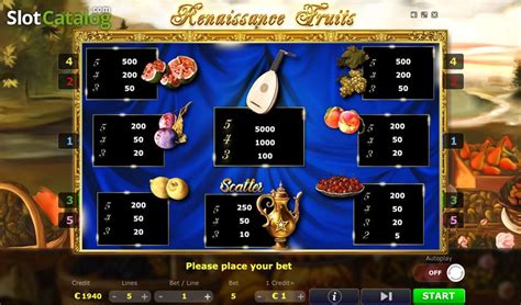 Renaissance Fruits Betfair