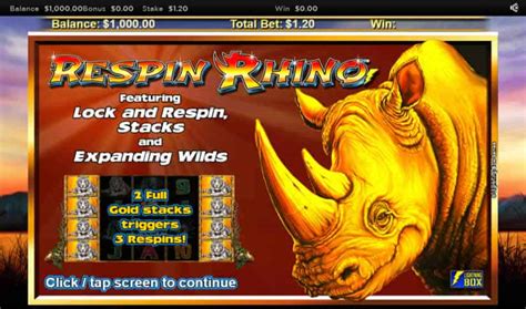 Respin Rhino Bet365
