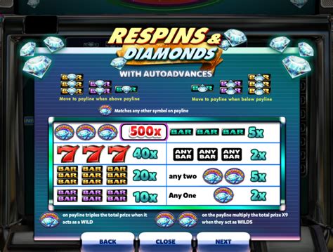 Respins Diamonds Bodog