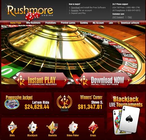 Rushmore Casino Login