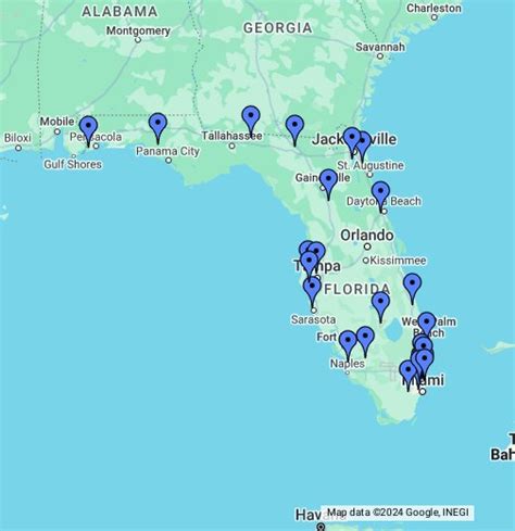 Salas De Poker Na Florida Mapa