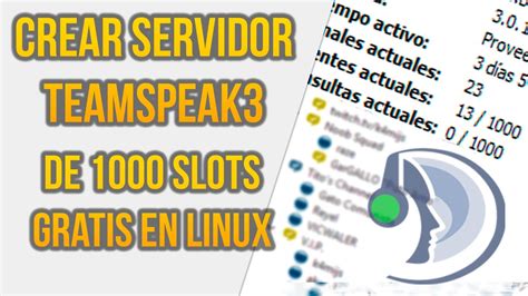 Servidor De Teamspeak Slots Reservados