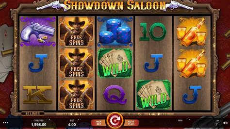 Showdown Saloon Slot Gratis