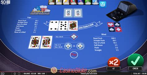 Shuffle Master Ultimate Texas Holdem