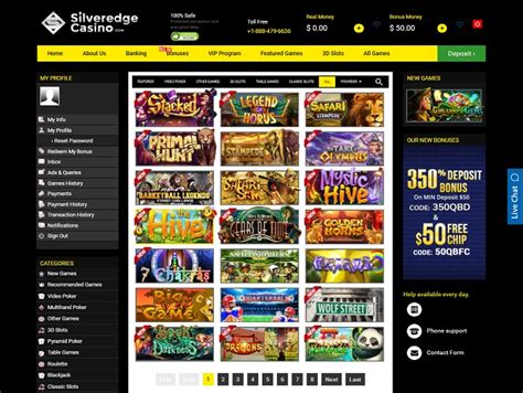 Silveredge Casino Online
