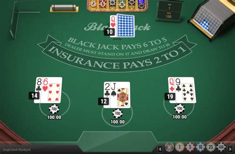 Single Deck Blackjack Mh Slot Gratis