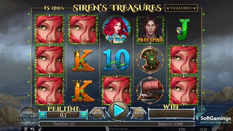 Siren S Treasure 15 Lines Slot - Play Online