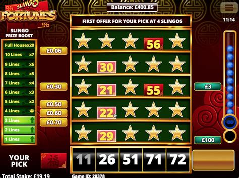 Slingo Fortunes Slot Gratis