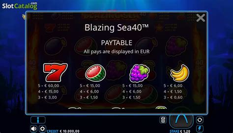 Slot Blazing Sea 40