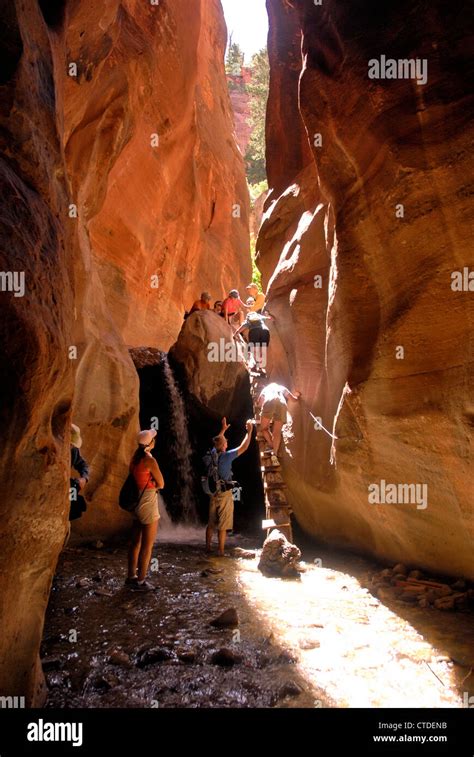 Slot Canyon Caminhadas Perto De Moab Utah