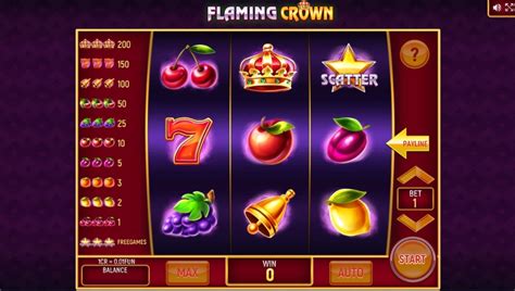 Slot Flaming Crown Pull Tabs