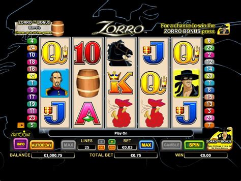 Slots Livres Zorro