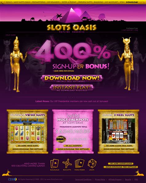 Slots Oasis Casino Revisao