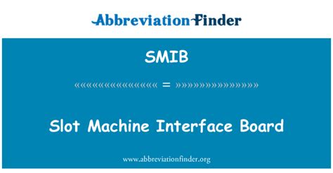 Smib Maquina De Slot Da Placa De Interface