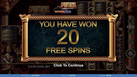Spartacus Wonder 500 Slot - Play Online