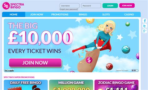 Spectra Bingo Casino Online