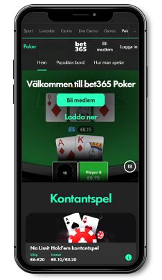 Spela Poker Eu Mobilen Bet365