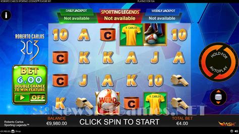 Sporting Legends Roberto Carlos Slot - Play Online