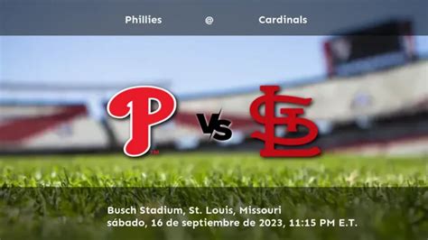 St. Louis Cardinals vs Philadelphia Phillies pronostico MLB