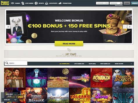 Superlenny Casino Login