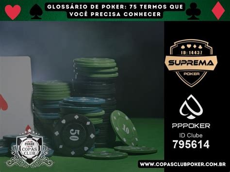 Termos De Poker 3 Aposta