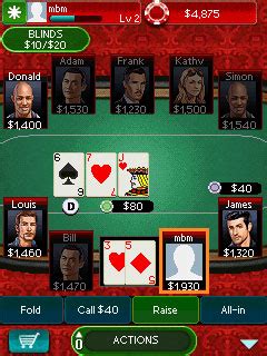 Texas Holdem Poker 3 Frasco De 240 X 320