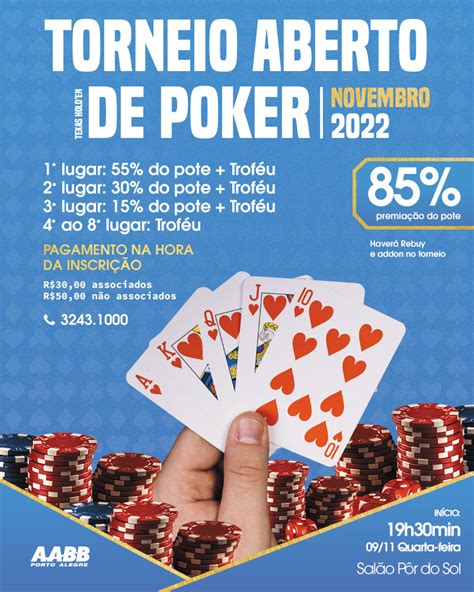 Texas Holdem Torneio Cego Relogio