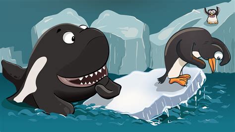 The Orca The Iceberg And The Penguin Blaze