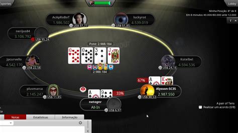 Tiquete De Torneio Pokerstars