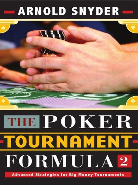 Torneio De Poker Formula Arnold Snyder