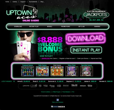 Uptown Aces Casino Codigo Promocional