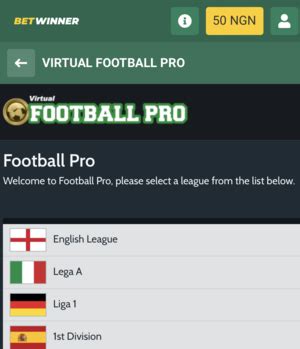Virtual Football Pro Betsul